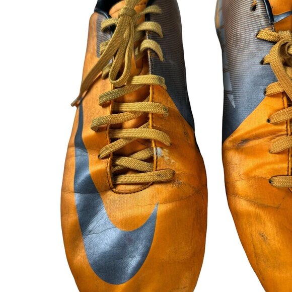 Nike Sz  US 13 Mercurial Victory ll FG 442005-800‎ Orange Soccer Cleats Shoes - Picture 4 of 16